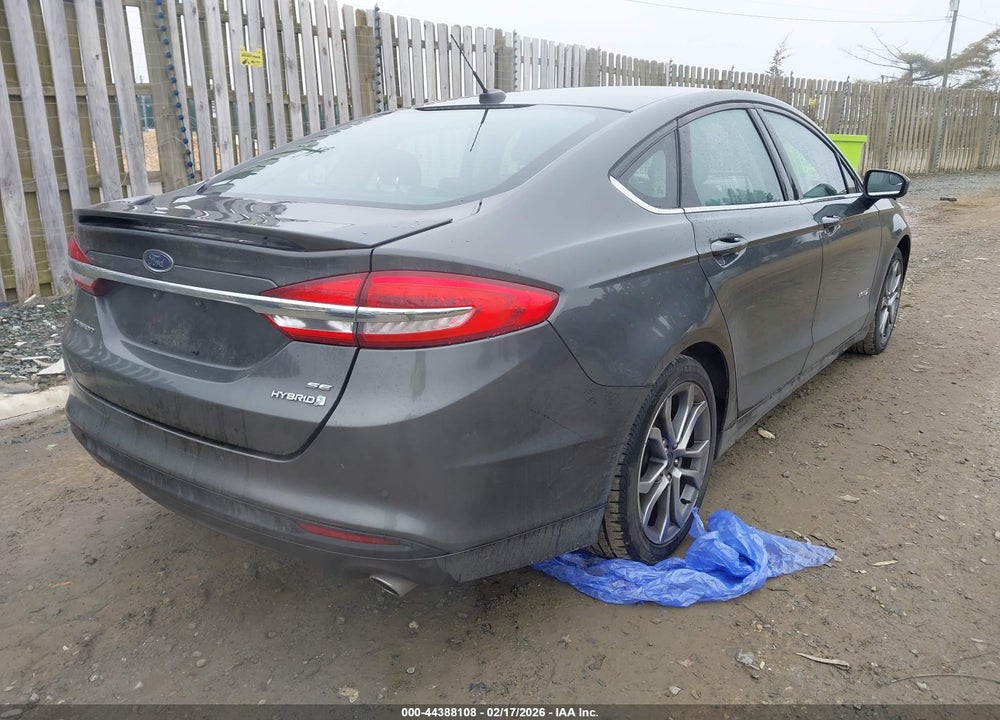 2017 FORD FUSION HYBRID SE VIN: 3FA6P0LU9HR138335