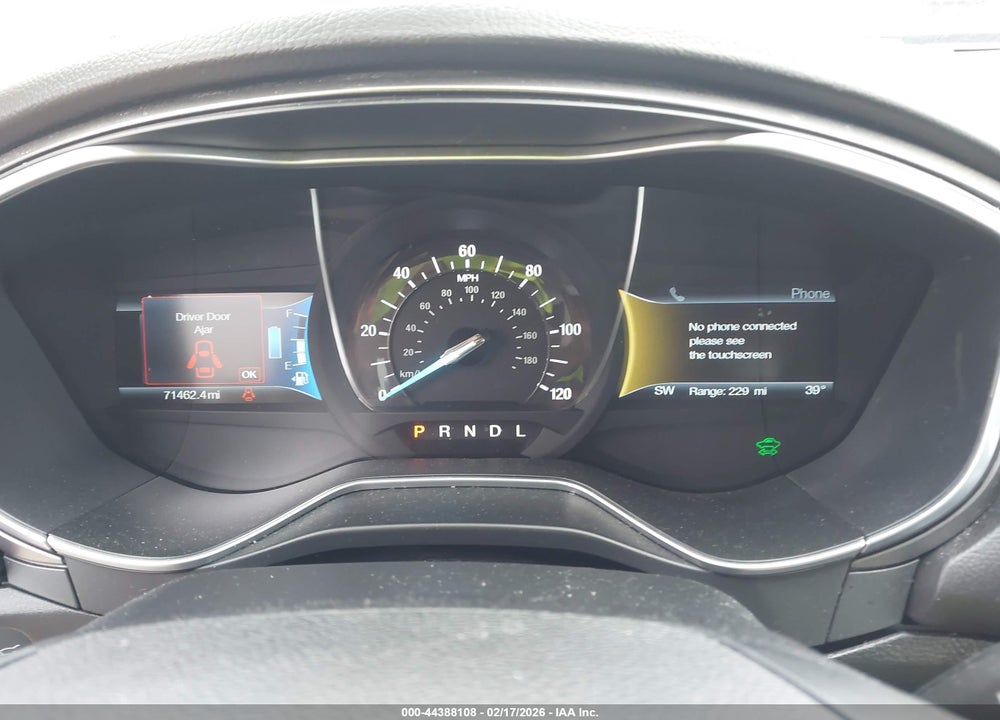 2017 FORD FUSION HYBRID SE VIN: 3FA6P0LU9HR138335