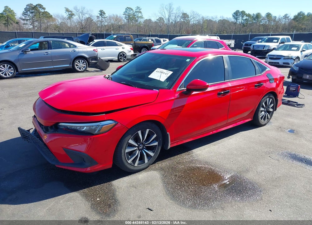 2022 HONDA CIVIC EX VIN: 2HGFE1F72NH312928