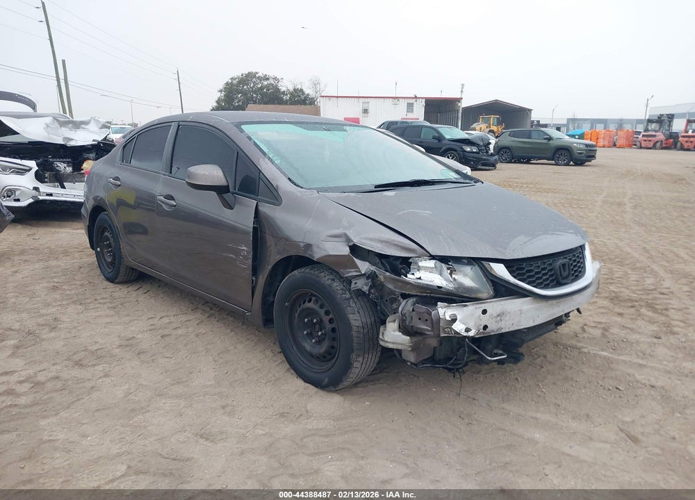 2013 HONDA CIVIC LX VIN: 19XFB2F55DE037979