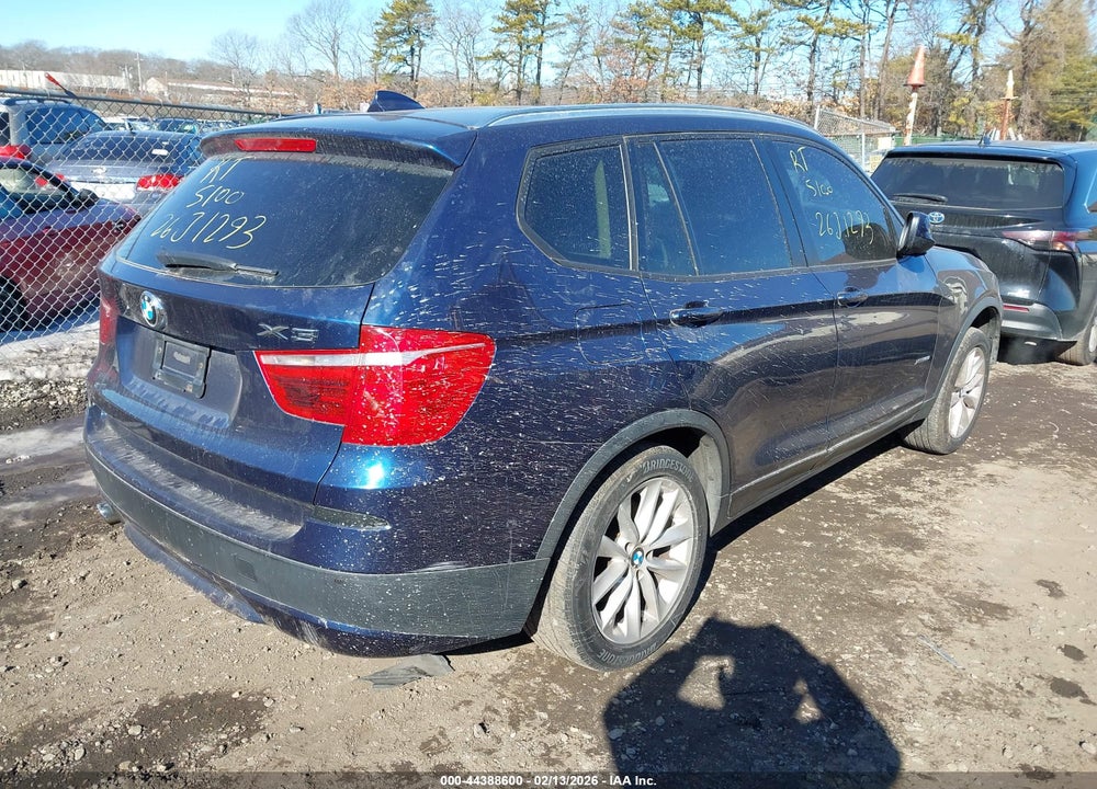 2014 BMW X3 XDRIVE28I VIN: 5UXWX9C55E0D39055