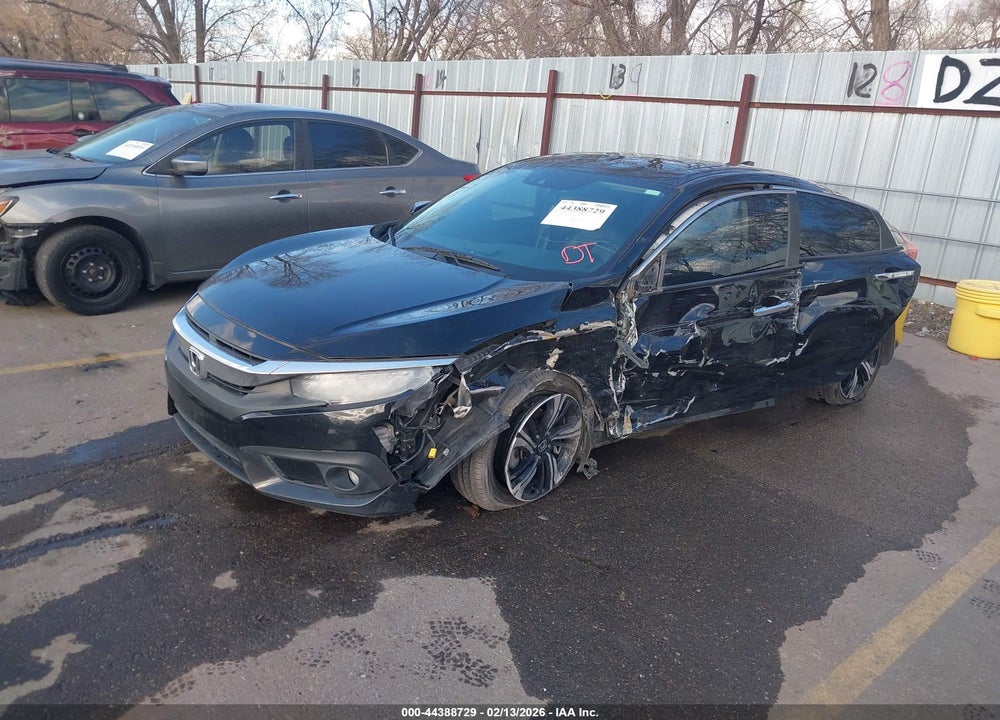 2016 HONDA CIVIC TOURING VIN: 2HGFC1F90GH644845