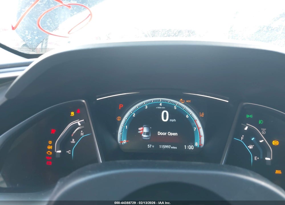 2016 HONDA CIVIC TOURING VIN: 2HGFC1F90GH644845