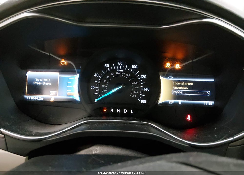 2017 FORD FUSION SE VIN: 3FA6P0H72HR153603