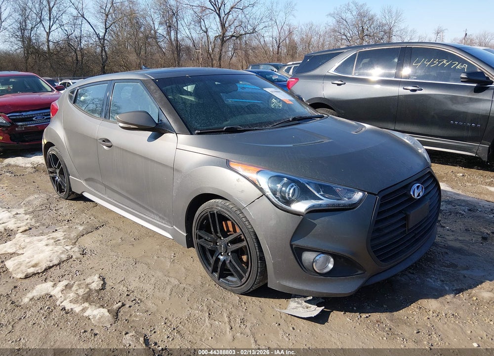 2014 HYUNDAI VELOSTER TURBO W/BLUE VIN: KMHTC6AE7EU189999