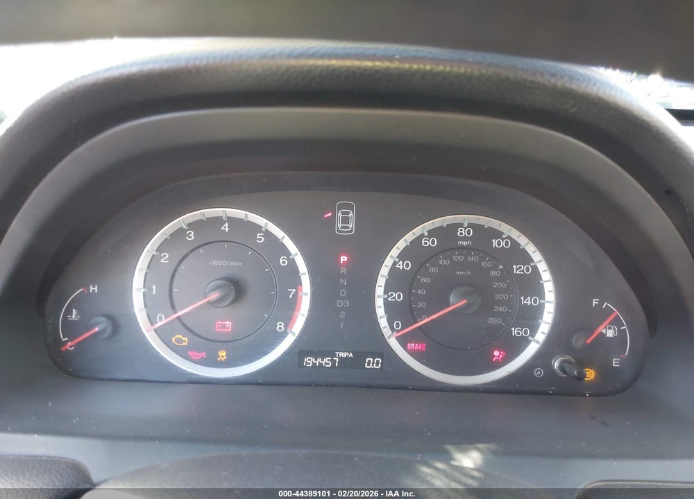 2012 HONDA ACCORD 2.4 LX-P VIN: 1HGCP2F44CA209353