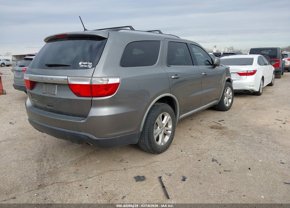 2012 DODGE DURANGO SXT VIN: 1C4RDHAG9CC195167