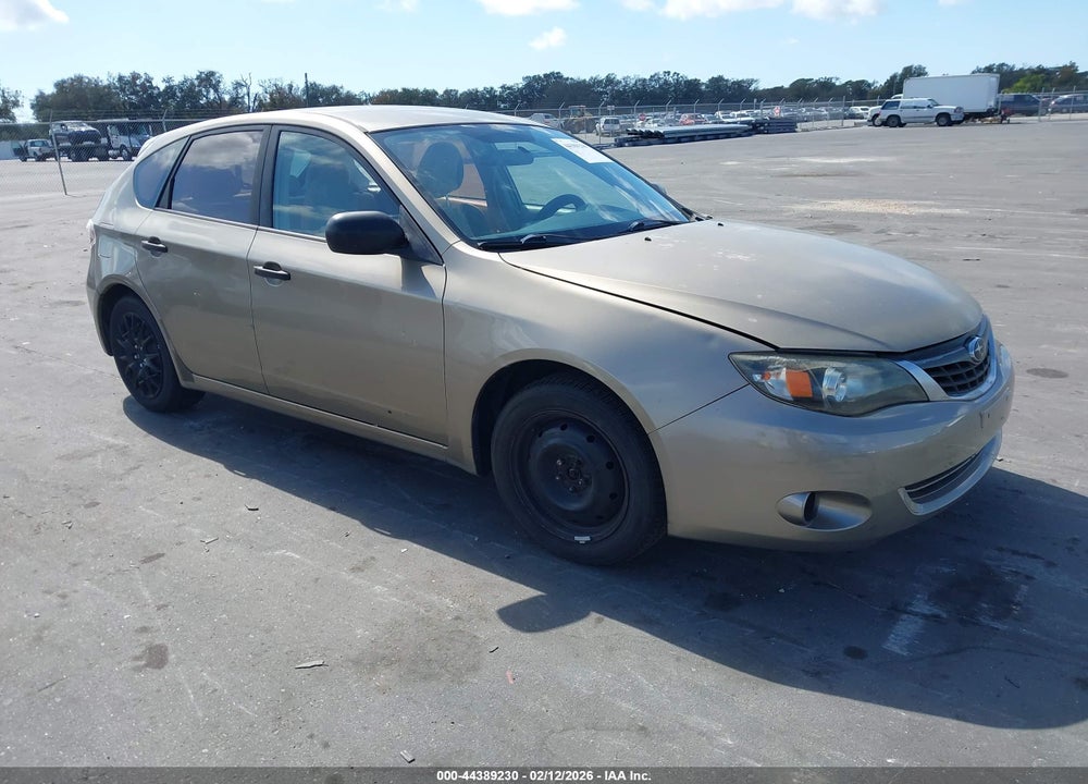 2008 SUBARU IMPREZA 2.5I VIN: JF1GH61618H835623