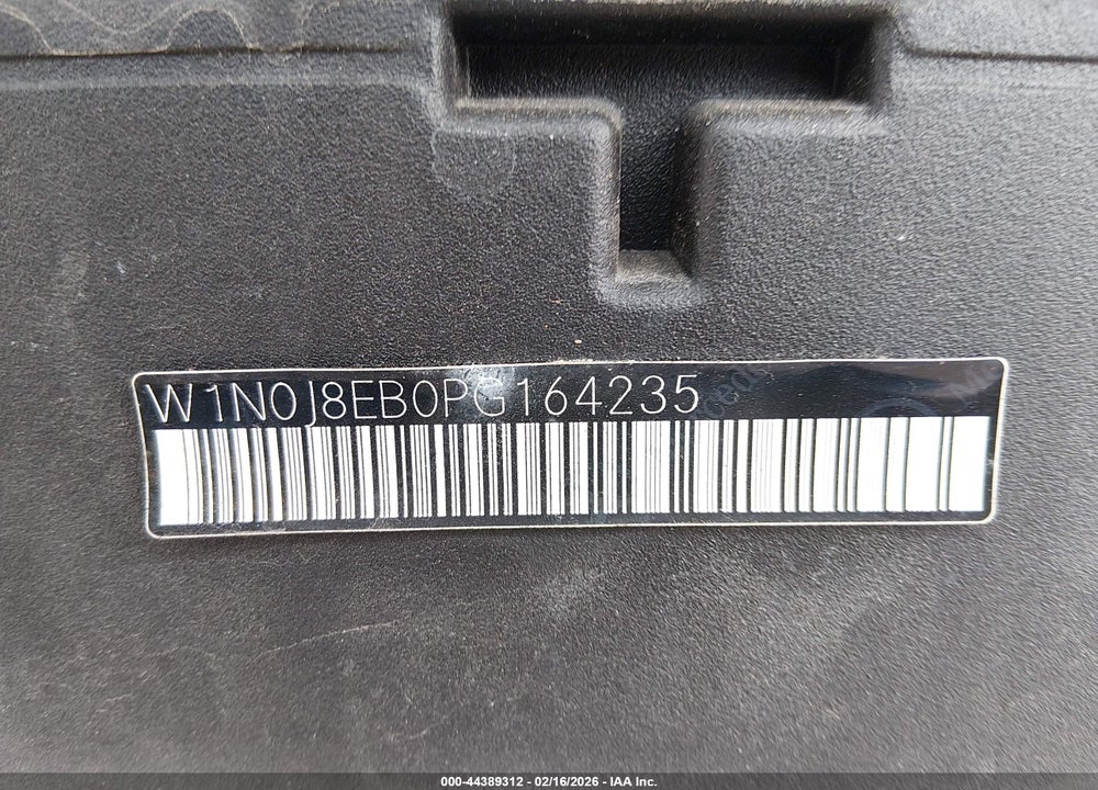 2023 MERCEDES-BENZ GLC 300 4MATIC COUPE VIN: W1N0J8EB0PG164235