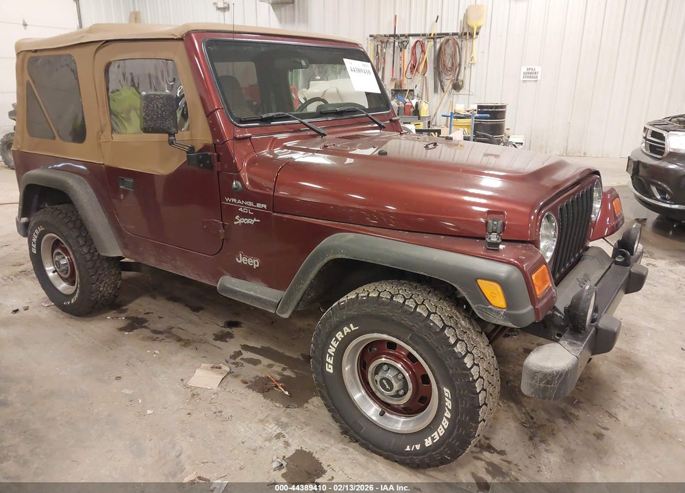 2001 JEEP WRANGLER SPORT VIN: 1J4FA49S71P371842