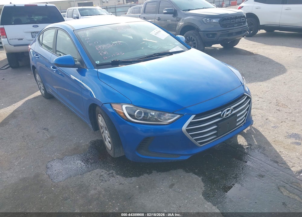 2017 HYUNDAI ELANTRA SE VIN: KMHD74LFXHU338753