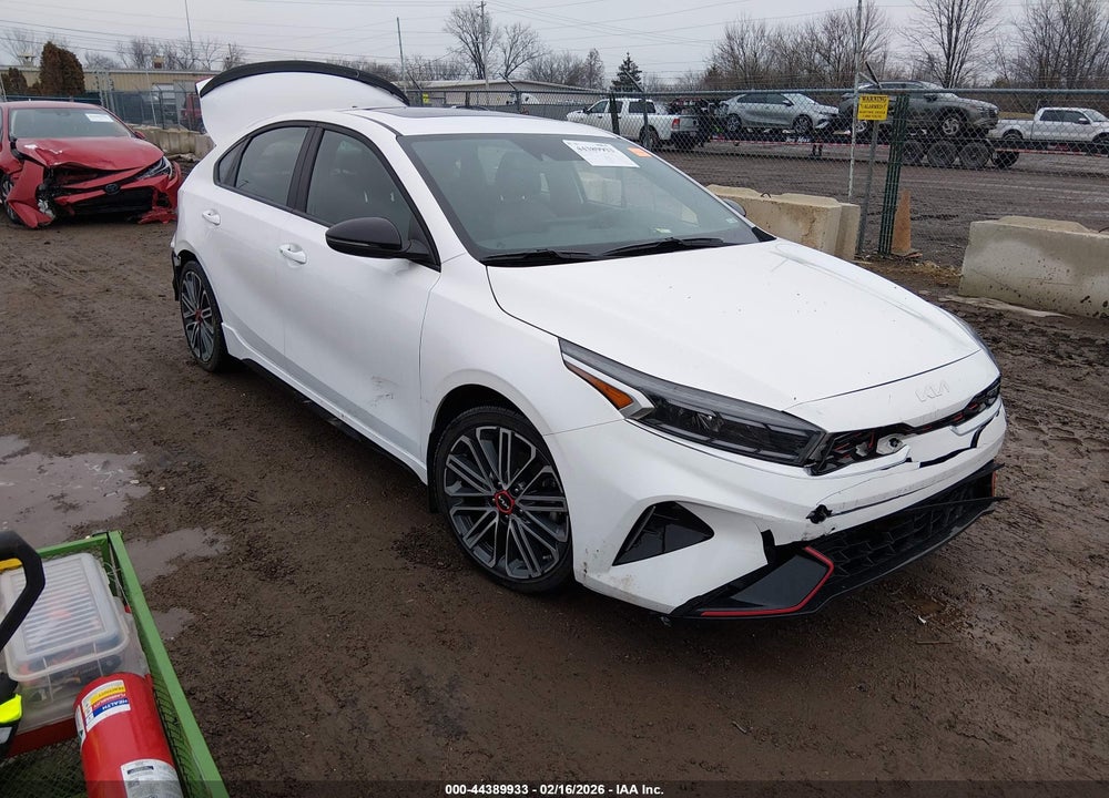 2022 KIA FORTE GT MANUAL VIN: 3KPF44AC5NE424304