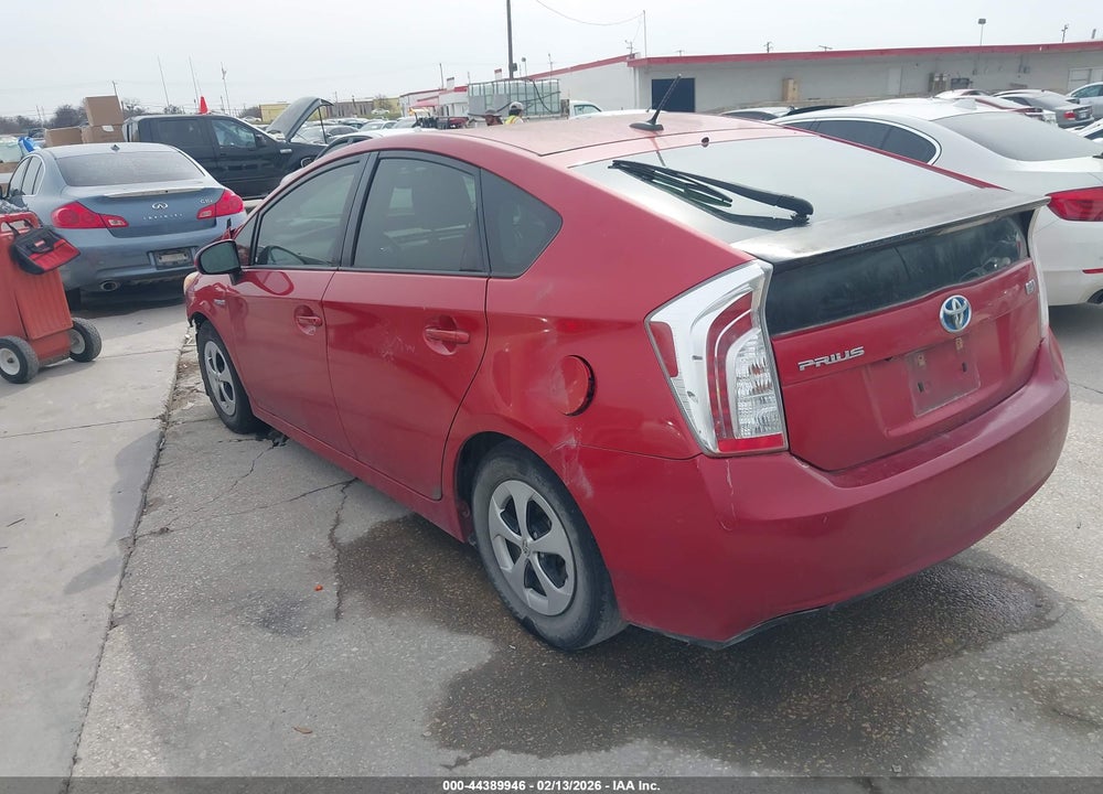 2013 TOYOTA PRIUS FOUR VIN: JTDKN3DU2D1629526