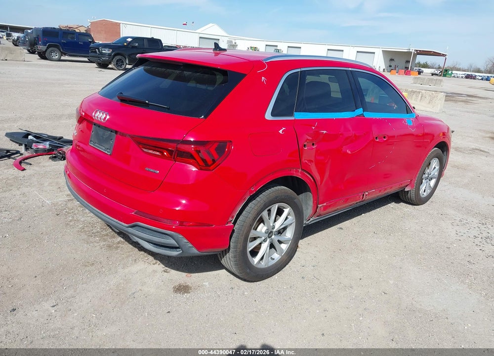 2022 AUDI Q3 PREMIUM 45 TFSI S LINE QUATTRO TIPTRONIC VIN: WA1DECF34N1125116