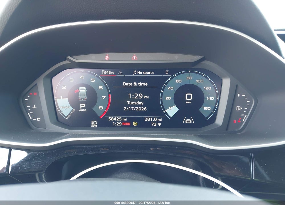2022 AUDI Q3 PREMIUM 45 TFSI S LINE QUATTRO TIPTRONIC VIN: WA1DECF34N1125116