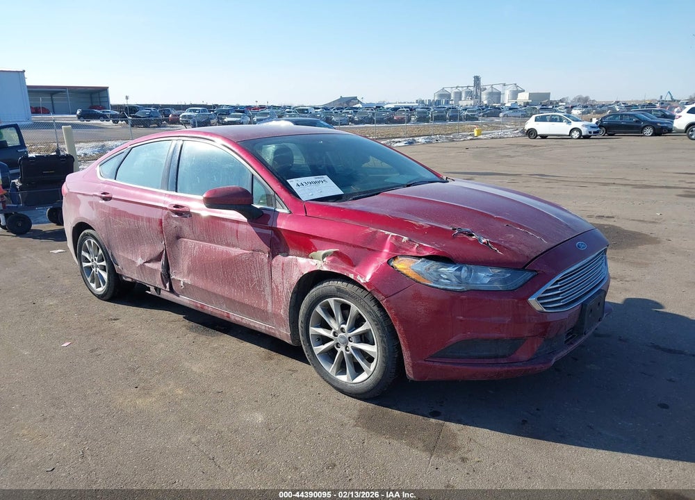 2017 FORD FUSION SE VIN: 3FA6P0H76HR199628