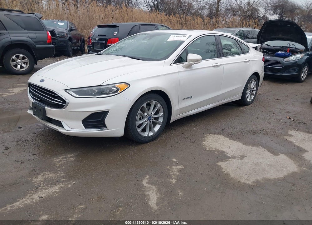 2019 FORD FUSION HYBRID SEL VIN: 3FA6P0MU9KR257492