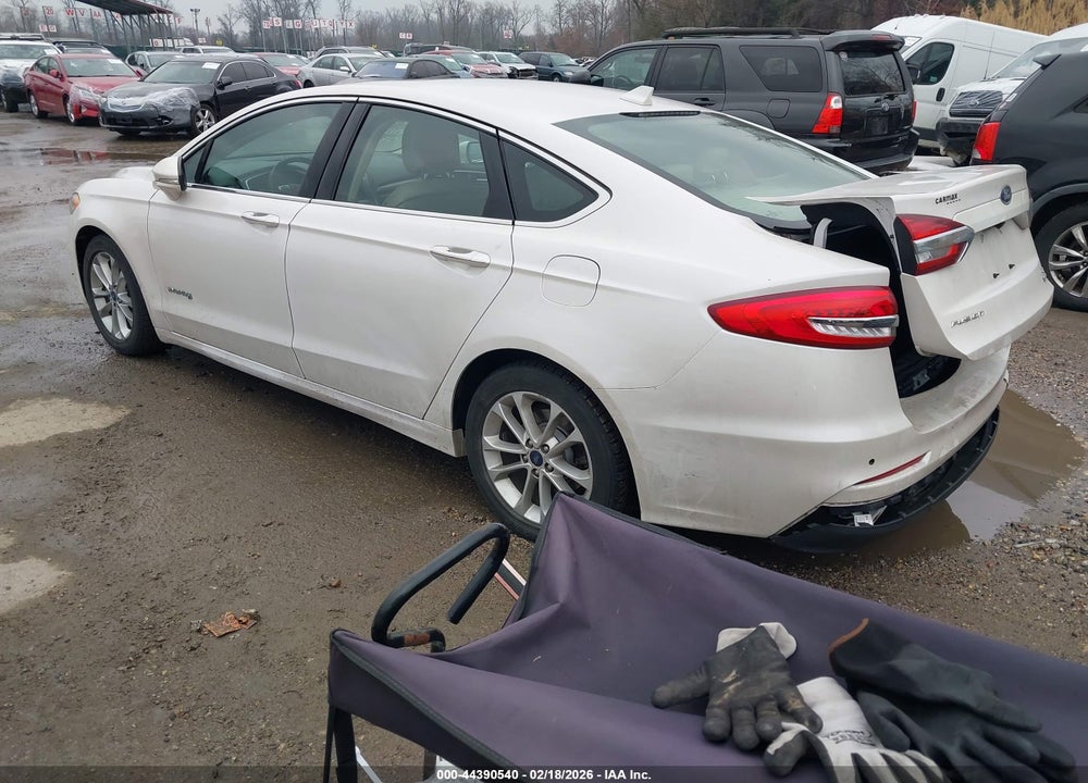 2019 FORD FUSION HYBRID SEL VIN: 3FA6P0MU9KR257492