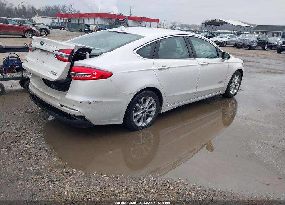 2019 FORD FUSION HYBRID SEL VIN: 3FA6P0MU9KR257492