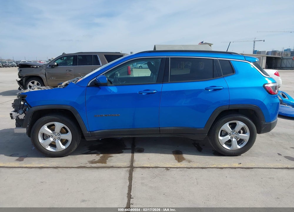 2021 JEEP COMPASS LATITUDE FWD VIN: 3C4NJCBBXMT553167