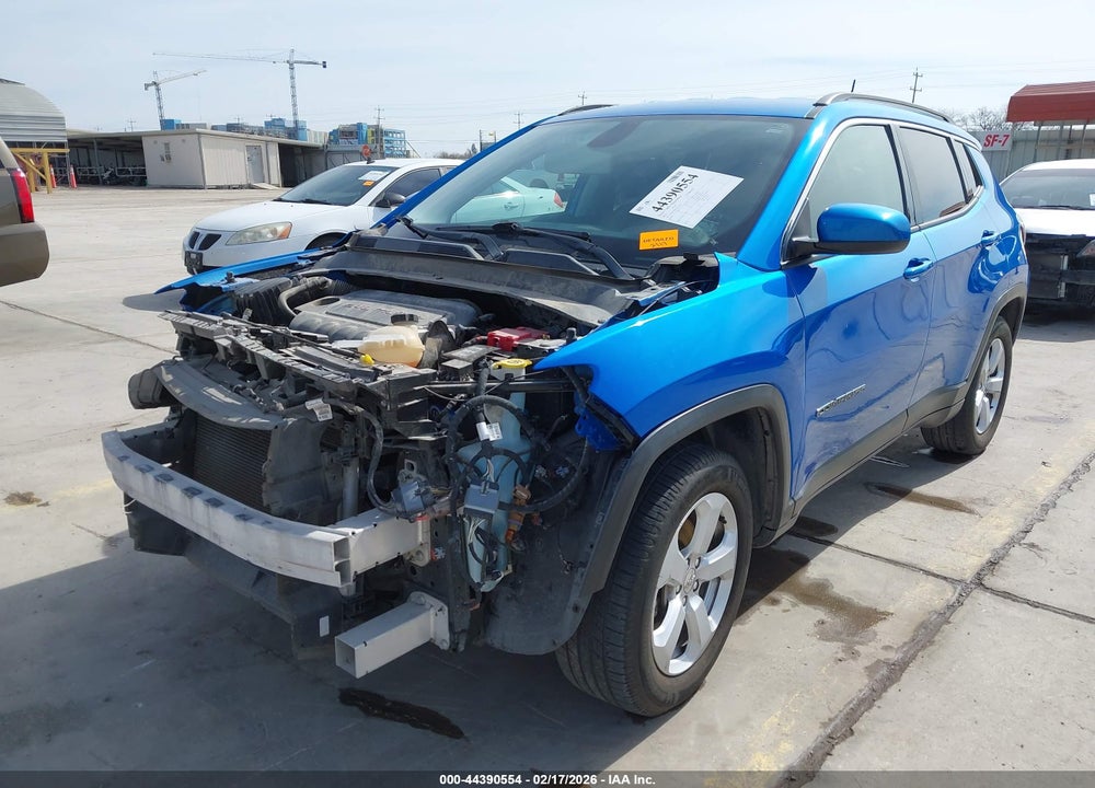 2021 JEEP COMPASS LATITUDE FWD VIN: 3C4NJCBBXMT553167