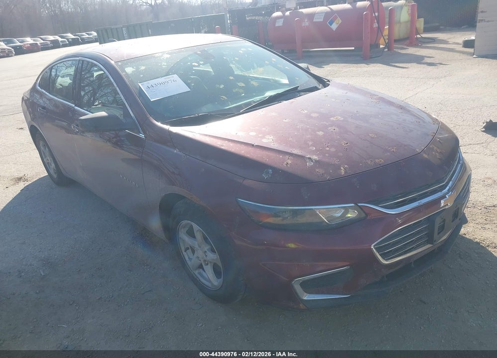 2016 CHEVROLET MALIBU LS VIN: 1G1ZB5ST8GF182939