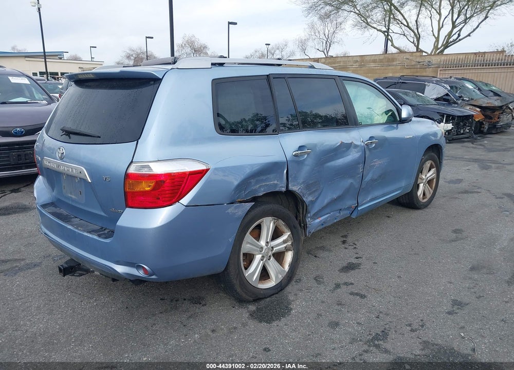 2008 TOYOTA HIGHLANDER LIMITED VIN: JTEES42A482063238