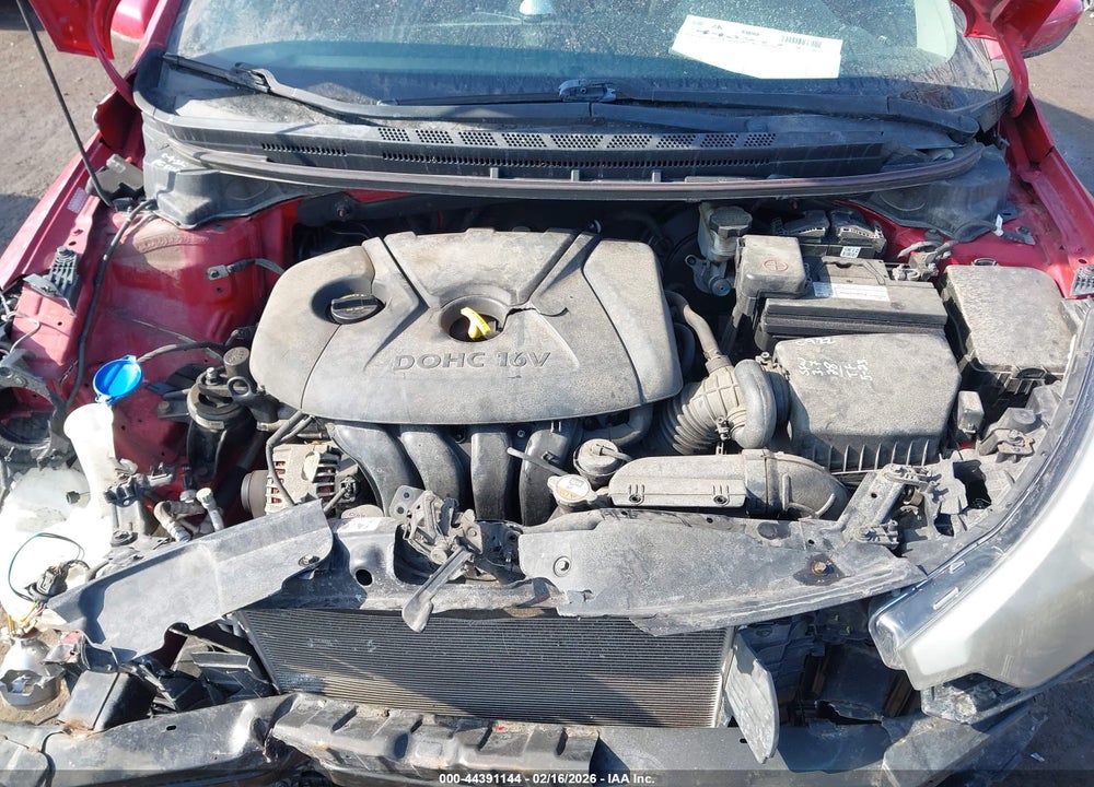 2016 KIA FORTE LX VIN: KNAFK4A63G5475621