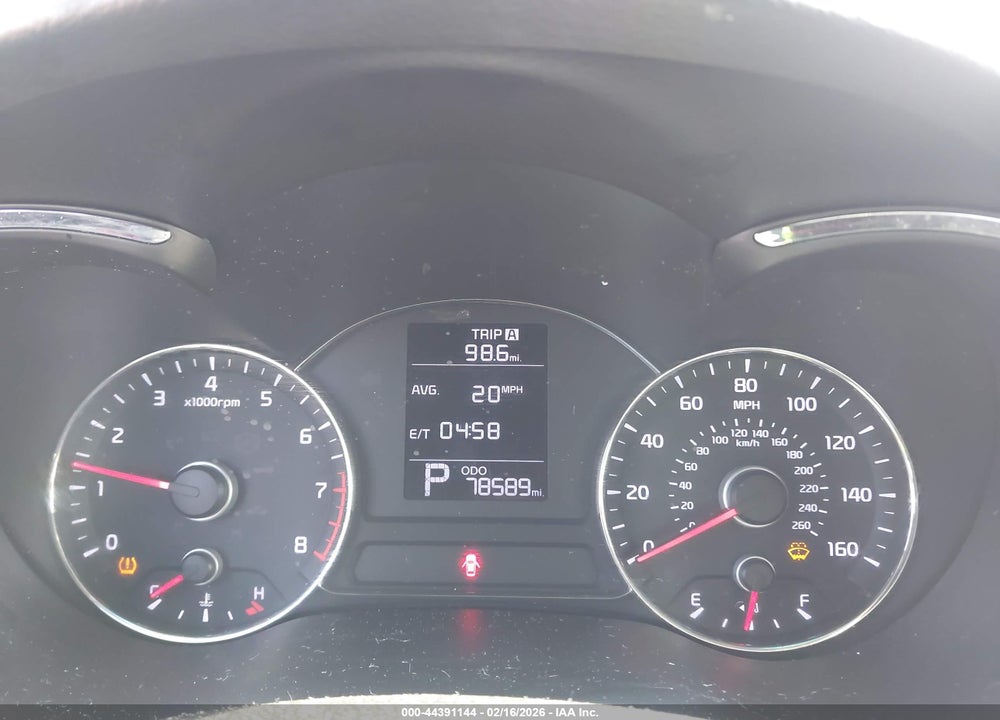2016 KIA FORTE LX VIN: KNAFK4A63G5475621