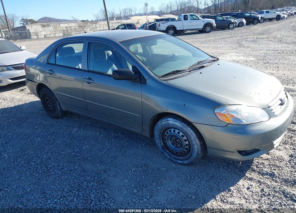 2003 TOYOTA COROLLA CE VIN: 1NXBR32E03Z072107