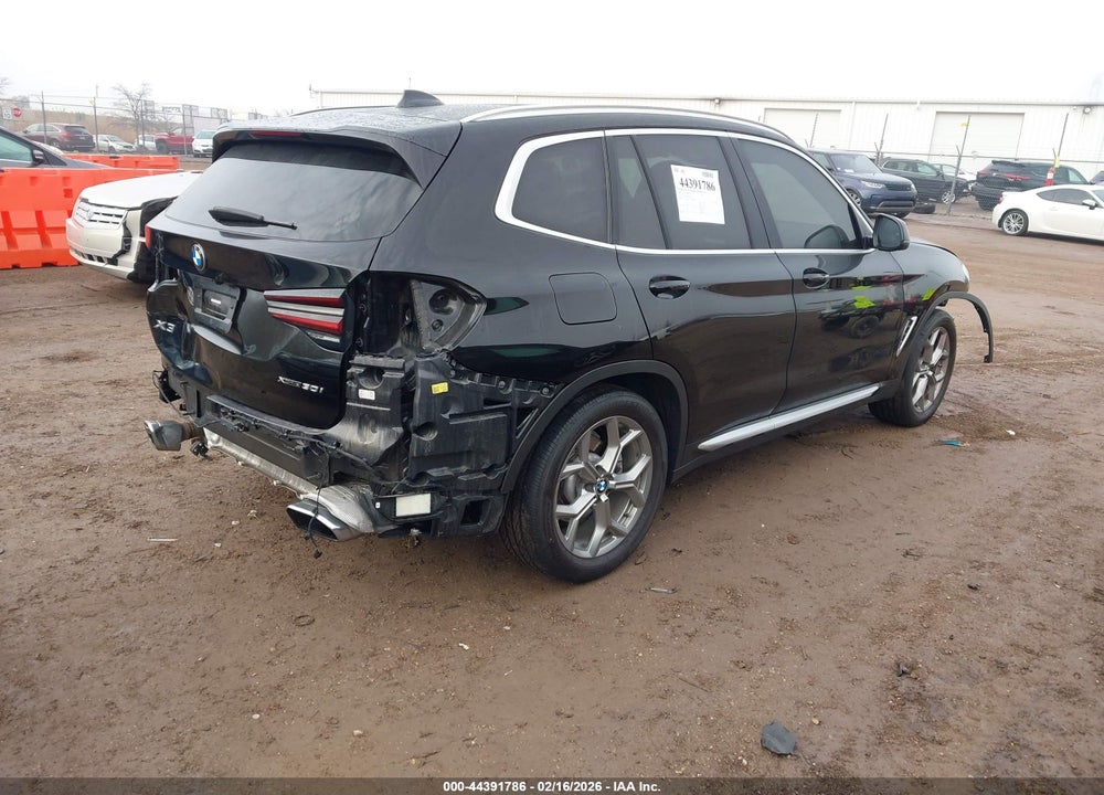 2022 BMW X3 XDRIVE30I VIN: 5UX53DP07N9M93638