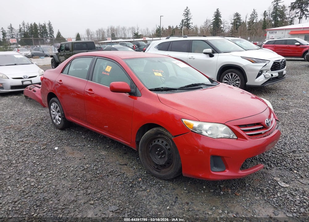 2013 TOYOTA COROLLA LE VIN: 2T1BU4EE9DC989971