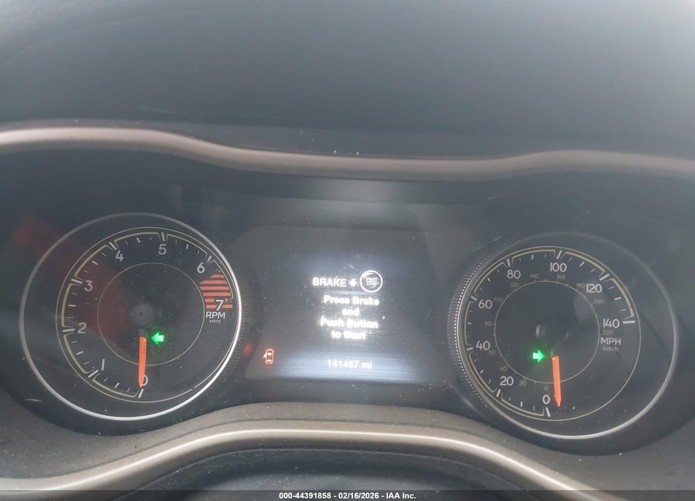 2016 JEEP CHEROKEE LIMITED VIN: 1C4PJMDB1GW225694
