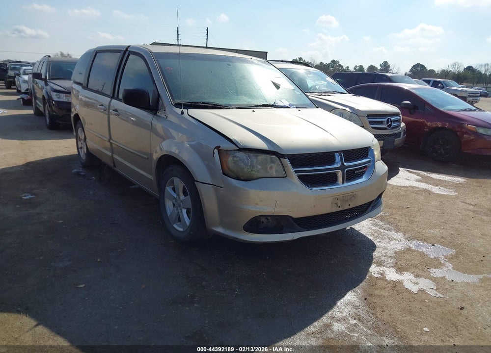 2013 DODGE GRAND CARAVAN SE VIN: 2C4RDGBG4DR735560