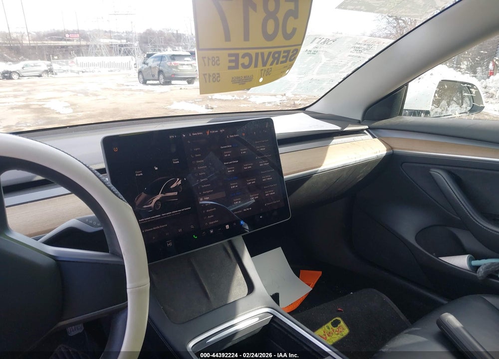 2022 TESLA MODEL 3 LONG RANGE DUAL MOTOR ALL-WHEEL DRIVE VIN: 5YJ3E1EB3NF187029