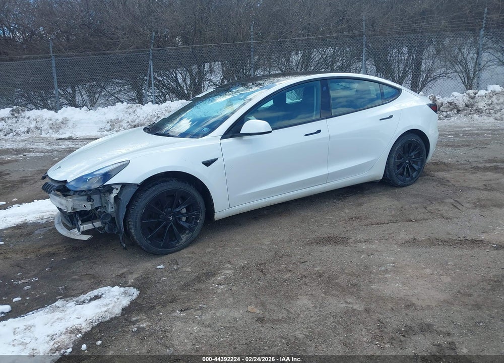 2022 TESLA MODEL 3 LONG RANGE DUAL MOTOR ALL-WHEEL DRIVE VIN: 5YJ3E1EB3NF187029