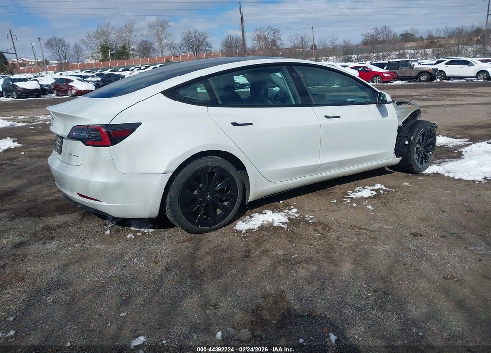 2022 TESLA MODEL 3 LONG RANGE DUAL MOTOR ALL-WHEEL DRIVE VIN: 5YJ3E1EB3NF187029