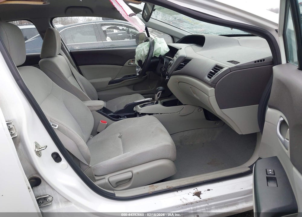 2012 HONDA CIVIC LX VIN: 19XFB2F57CE381618