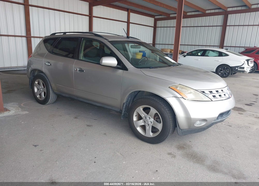 2003 NISSAN MURANO SL VIN: JN8AZ08T83W112155