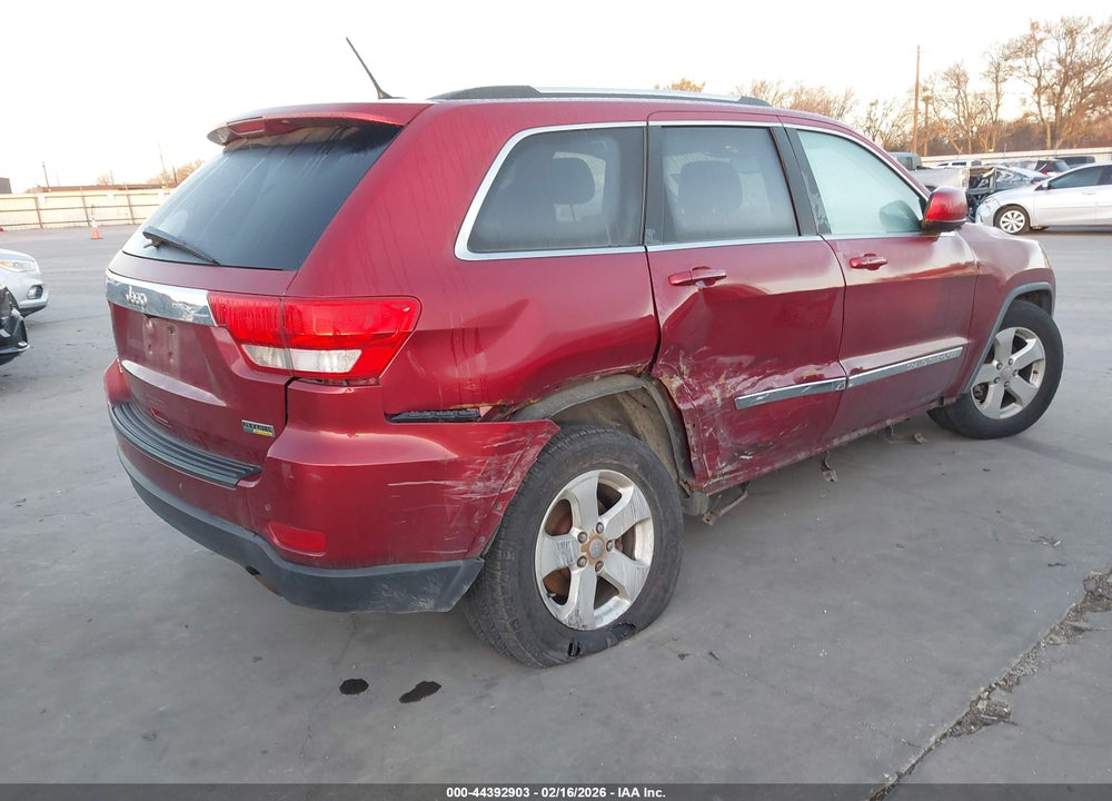 2013 JEEP GRAND CHEROKEE LAREDO VIN: 1C4RJFAG3DC602544