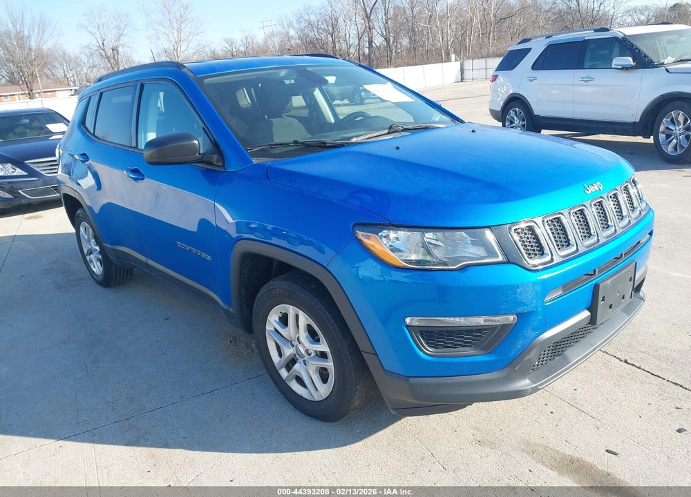 2018 JEEP COMPASS SPORT FWD VIN: 3C4NJCAB0JT286361