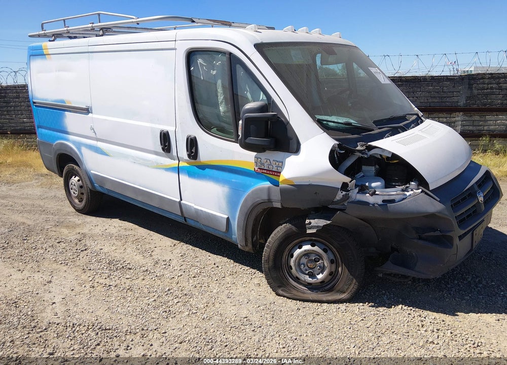 2017 RAM PROMASTER 1500 LOW ROOF 136 WB VIN: 3C6TRVAGXHE521670