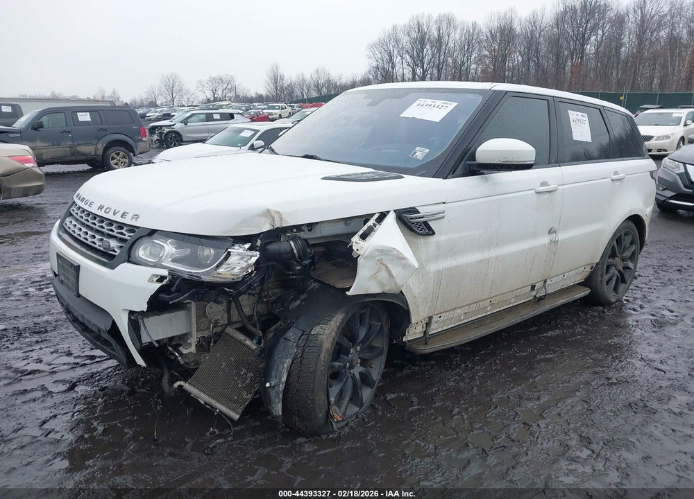 2016 LAND ROVER RANGE ROVER SPORT 3.0L V6 SUPERCHARGED HSE VIN: SALWR2PF1GA656386