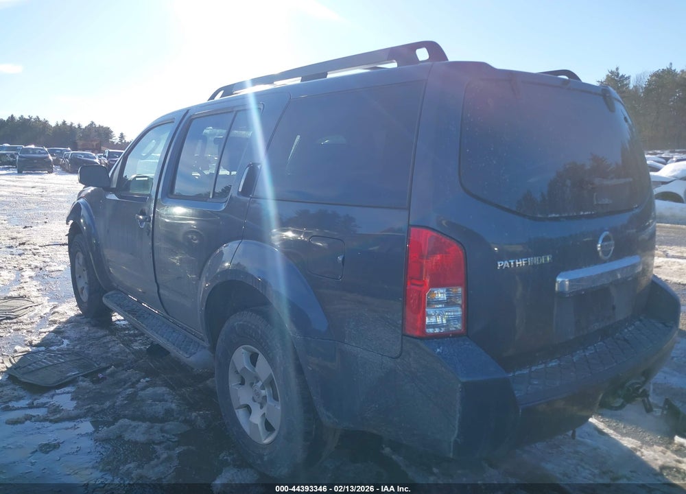 2011 NISSAN PATHFINDER S VIN: 5N1AR1NB3BC629095