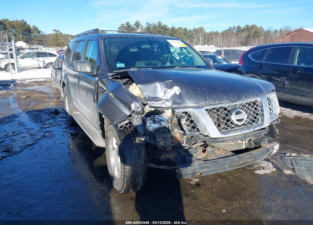 2011 NISSAN PATHFINDER S VIN: 5N1AR1NB3BC629095