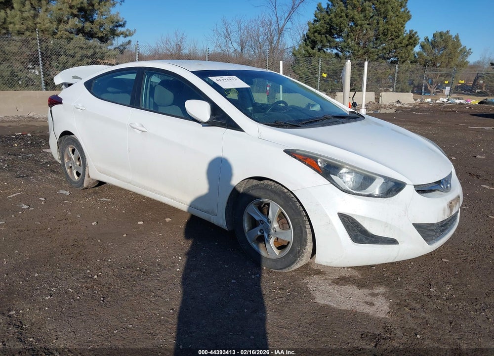 2015 HYUNDAI ELANTRA SE VIN: 5NPDH4AE5FH614887
