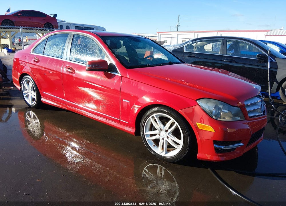 2012 MERCEDES-BENZ C 250 SPORT VIN: WDDGF4HBXCR217409