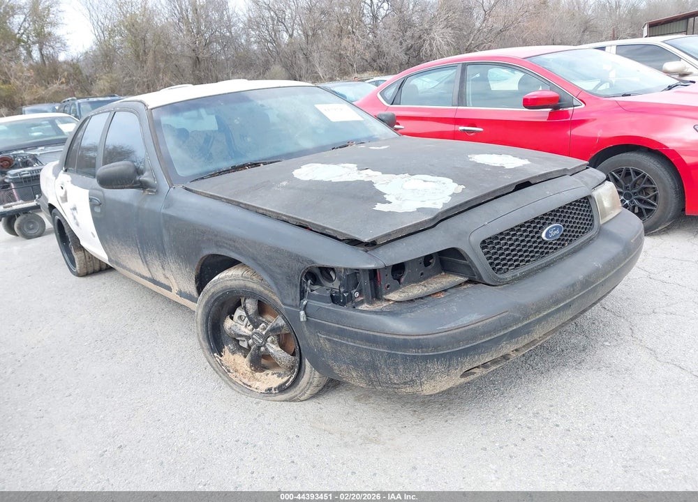 2011 FORD CROWN VICTORIA POLICE INTERCEPTOR VIN: 2FABP7BVXBX108707