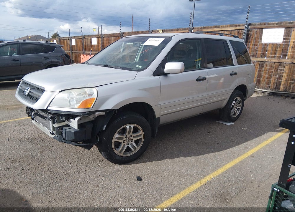 2005 HONDA PILOT EX-L VIN: 2HKYF18505H509538
