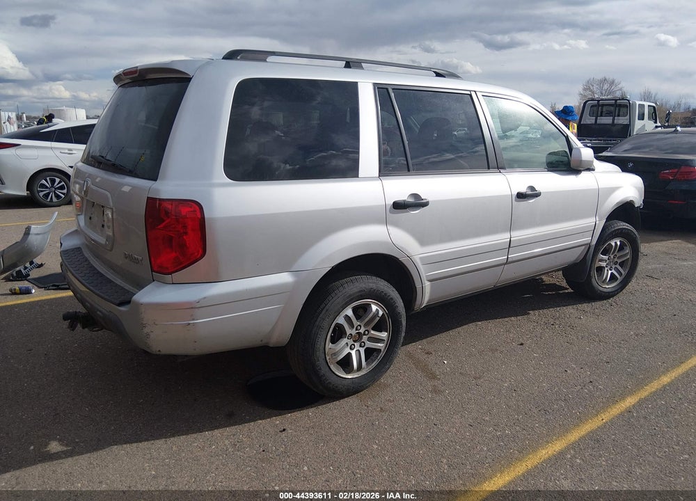 2005 HONDA PILOT EX-L VIN: 2HKYF18505H509538